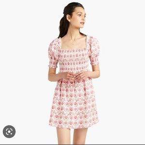 Hill House Athena babydoll dress mermaid print